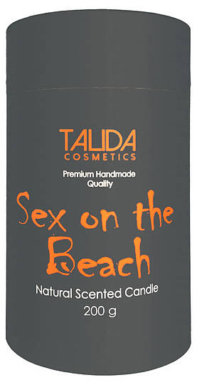 Scented candle "Cocktail", Sex on the Beach