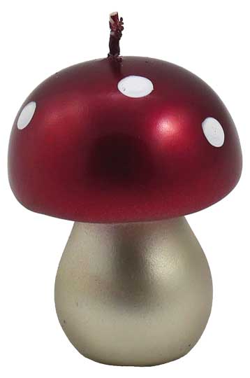 Candle toadstool, red/gold