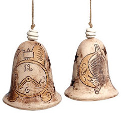 Bell clock, oval