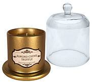 Aromakerze mit Glocke, almond creme & truffle, H: 11cm, D: 8.5cm