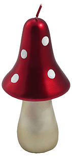 Candle toadstool narrow, red/gold