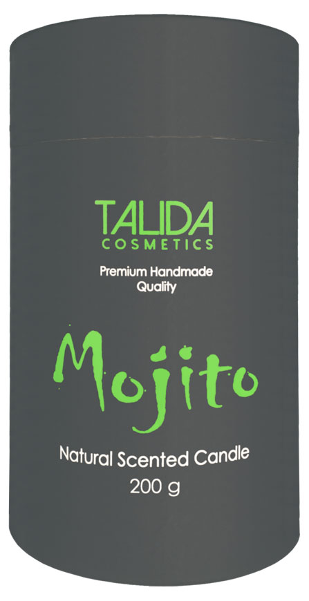 Scented candle "Cocktail", Mojito, 