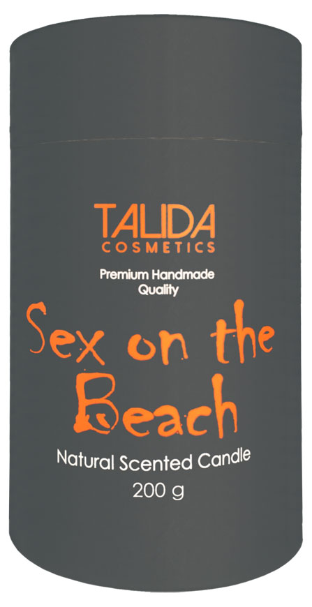 Scented candle "Cocktail", Sex on the Beach, 
